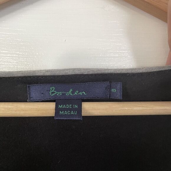 Boden Dress Womens Scoop Neck Colorblock Lyocell Wool Modal Sz 8 - Picture 2 of 5